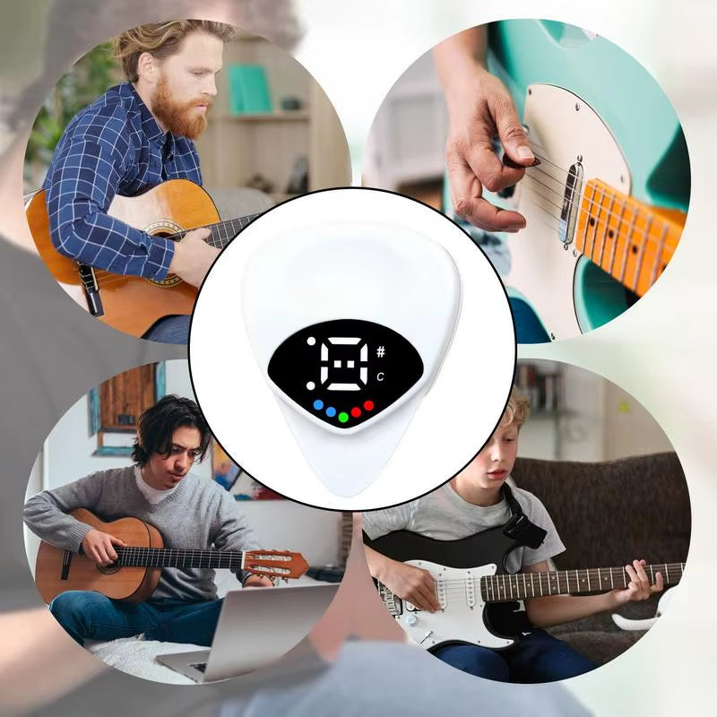 2-In-1 Guitar Tuner and Guitar Pick 