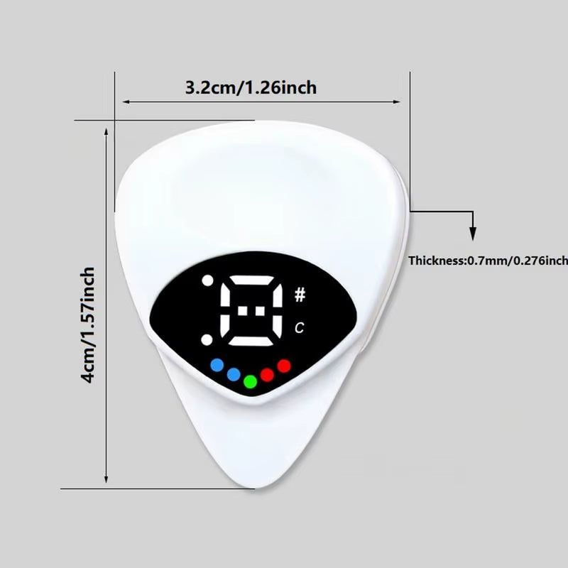 2-In-1 Guitar Tuner and Guitar Pick 