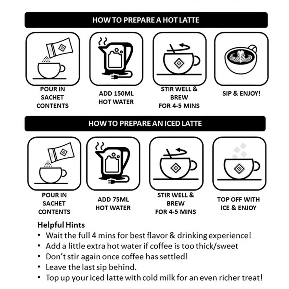 JJ Royal Kopi Tubruk Caramel Latte 3-in-1 Instant Coffee 14satchets